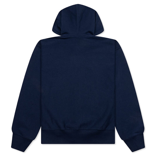 Mirror Zip Hoodie - Navy