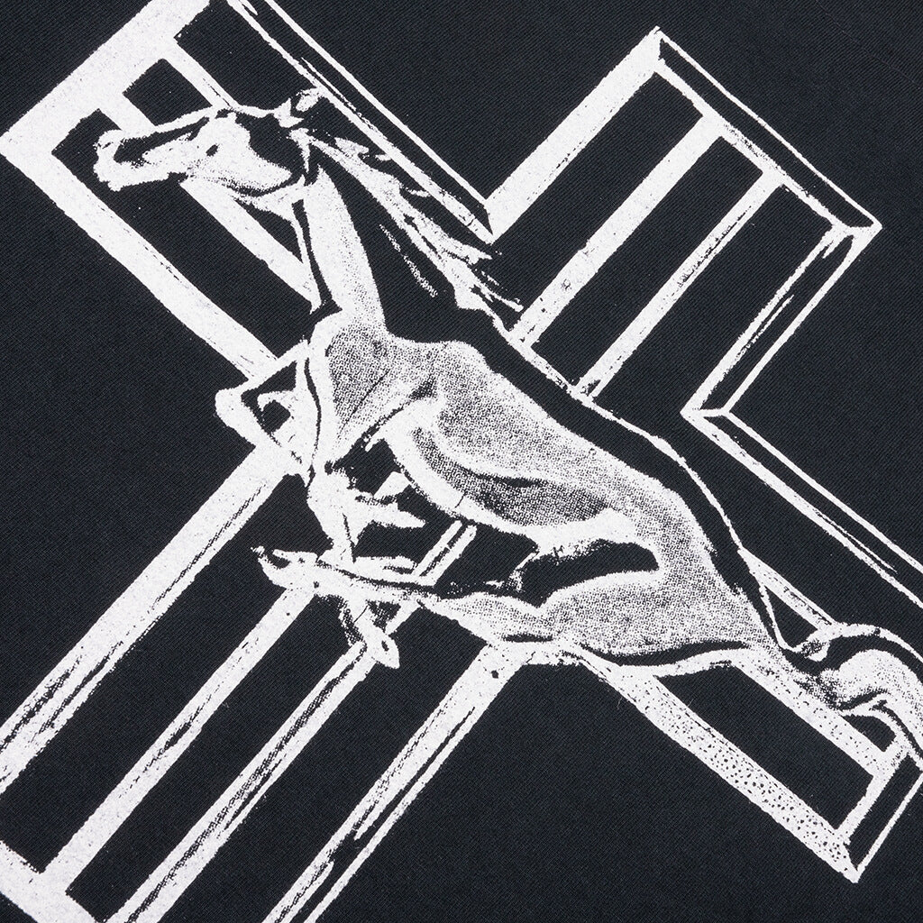 Mustang Cross T-Shirt - Hard Washed Black