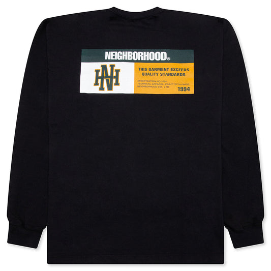 NH L/S Tee 8 - Black/Green
