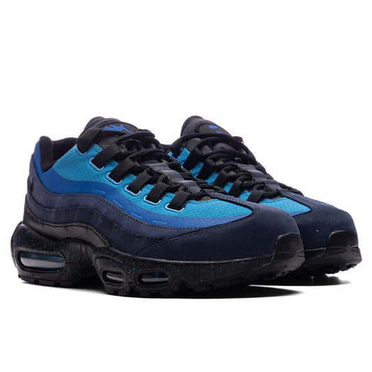 NIke x Stash Air Max 95 - Obsidian/Black/Harbor Blue