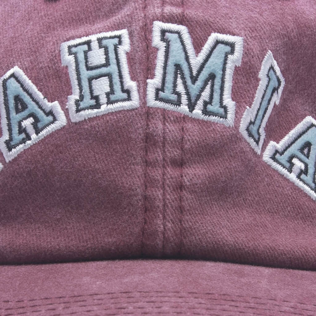 Nahmias Chenille Dad Cap - Burgundy