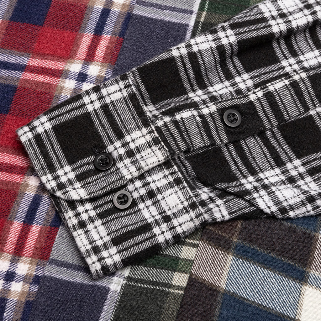 7 Cuts Shirt - Brown/Blue