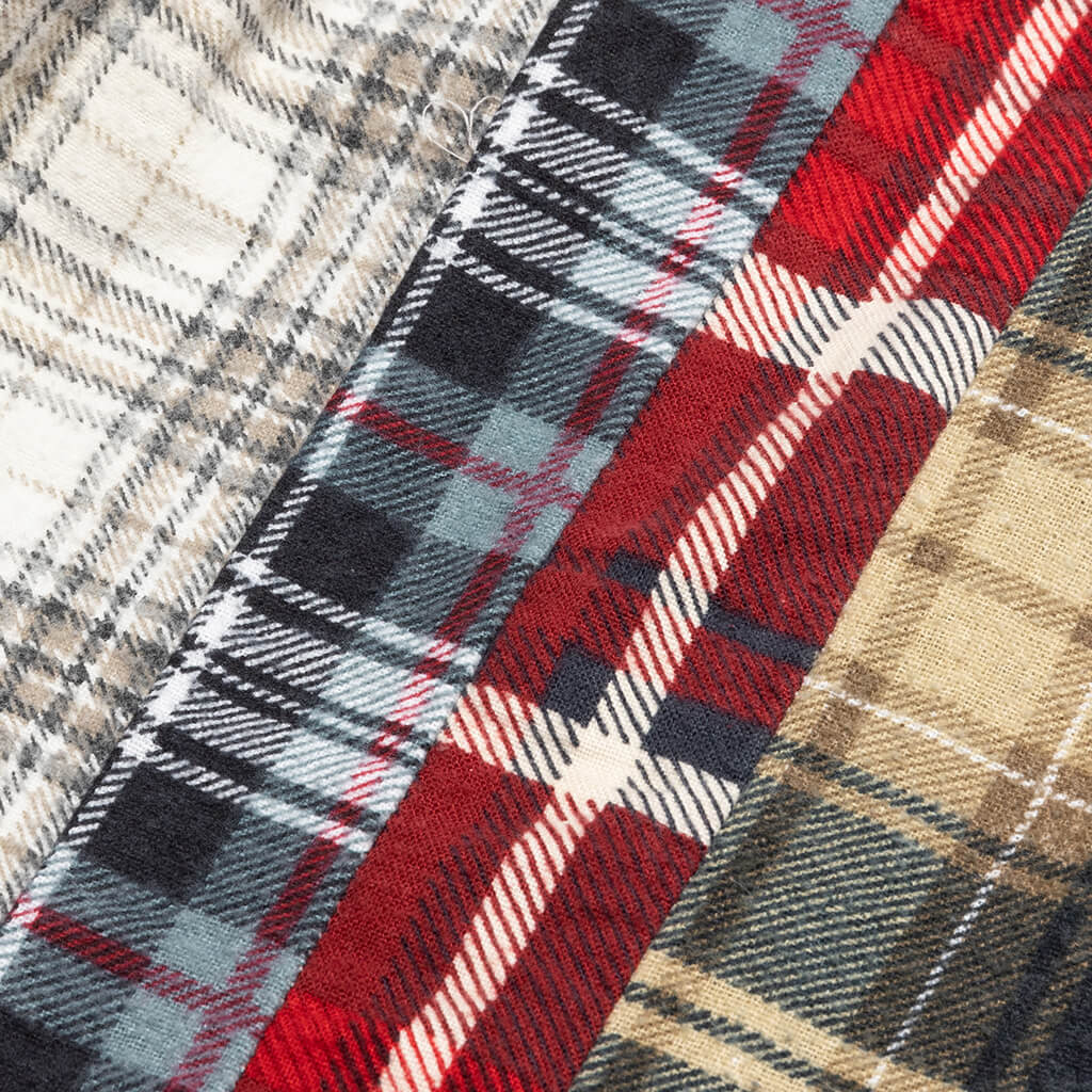 7 Cuts Shirt - Tan/Navy