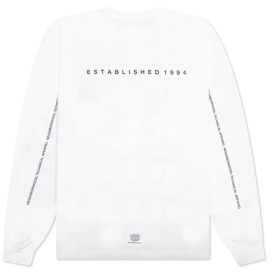 NH-4 L/S Tee - White