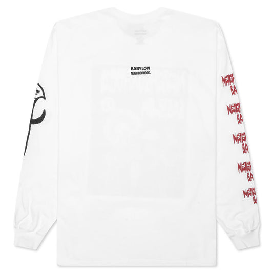 Neighborhood x Babylon Tee LS-3 - White