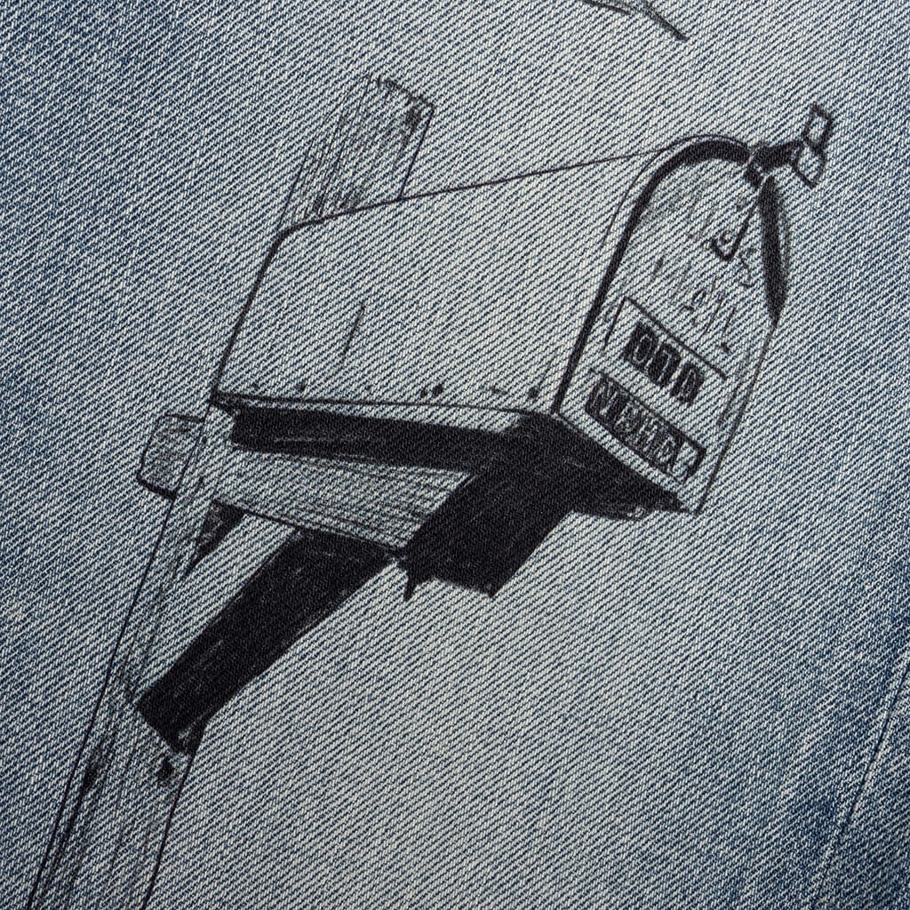 Neighborhood x One Of These Days Washed DP Basic Denim Pants - Indigo