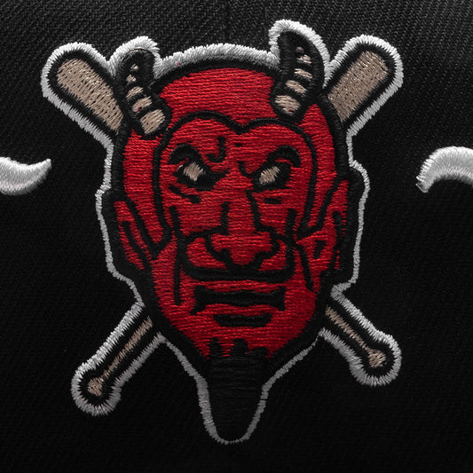 New Era x Born x Raised 59FIFTY LMB Diablos Rojos del México All-Over Logo - Black
