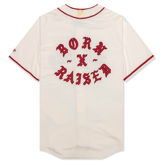 New Era x Born x Raised x Diablos Rojos del México Jersey - Cream