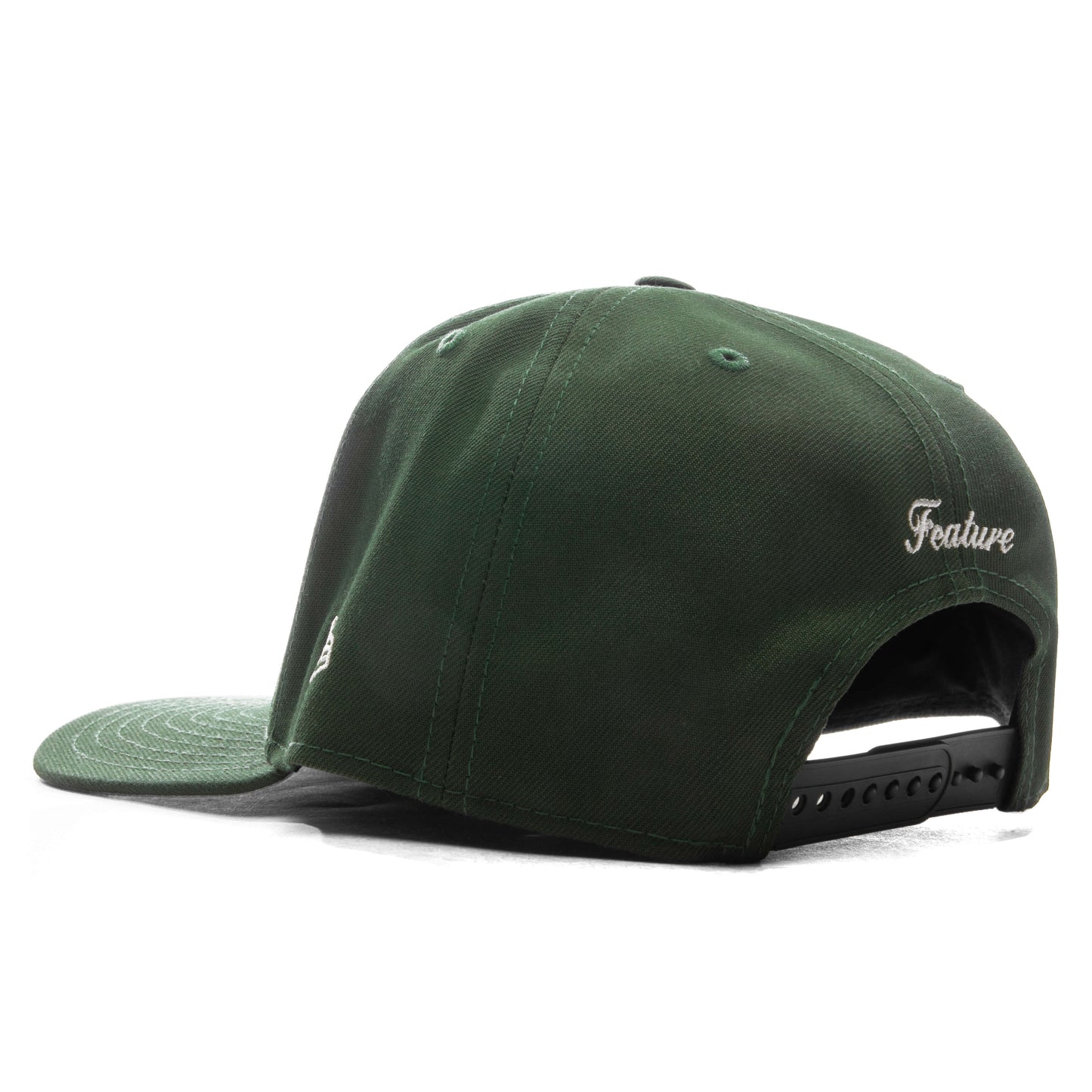 Feature x New Era 9FIFTY Curved A-Frame Old English F Snapback - Rifle Green