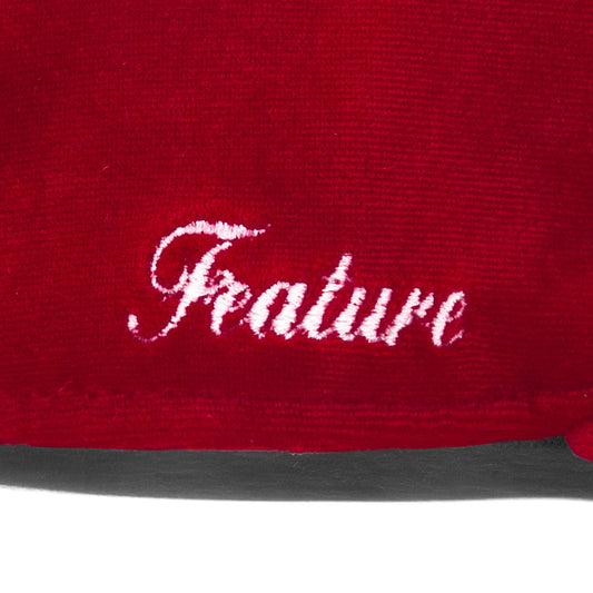 New Era x Feature Velour Snapback - Scarlet