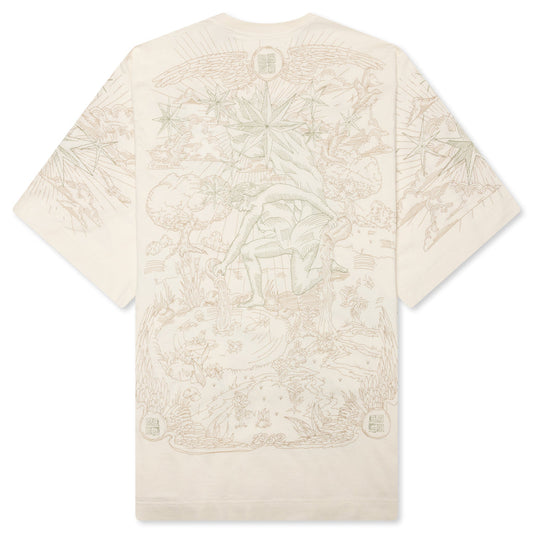 Tarot Print T-Shirt - Ivory