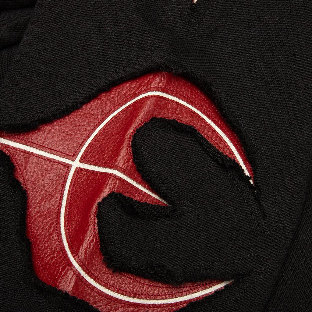 New Rock Zip-Up Hoodie - Black