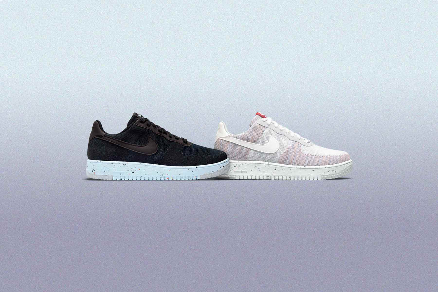 Air Force 1 Crater Flyknit - Black/Chambray Blue