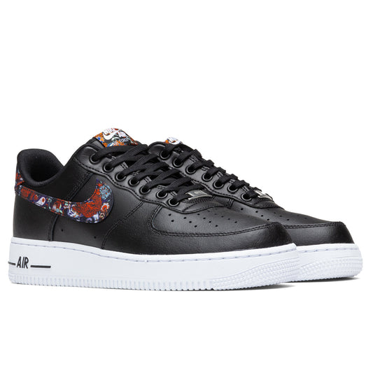 Air Force 1 '07 "Fabric Swoosh" - Black/White