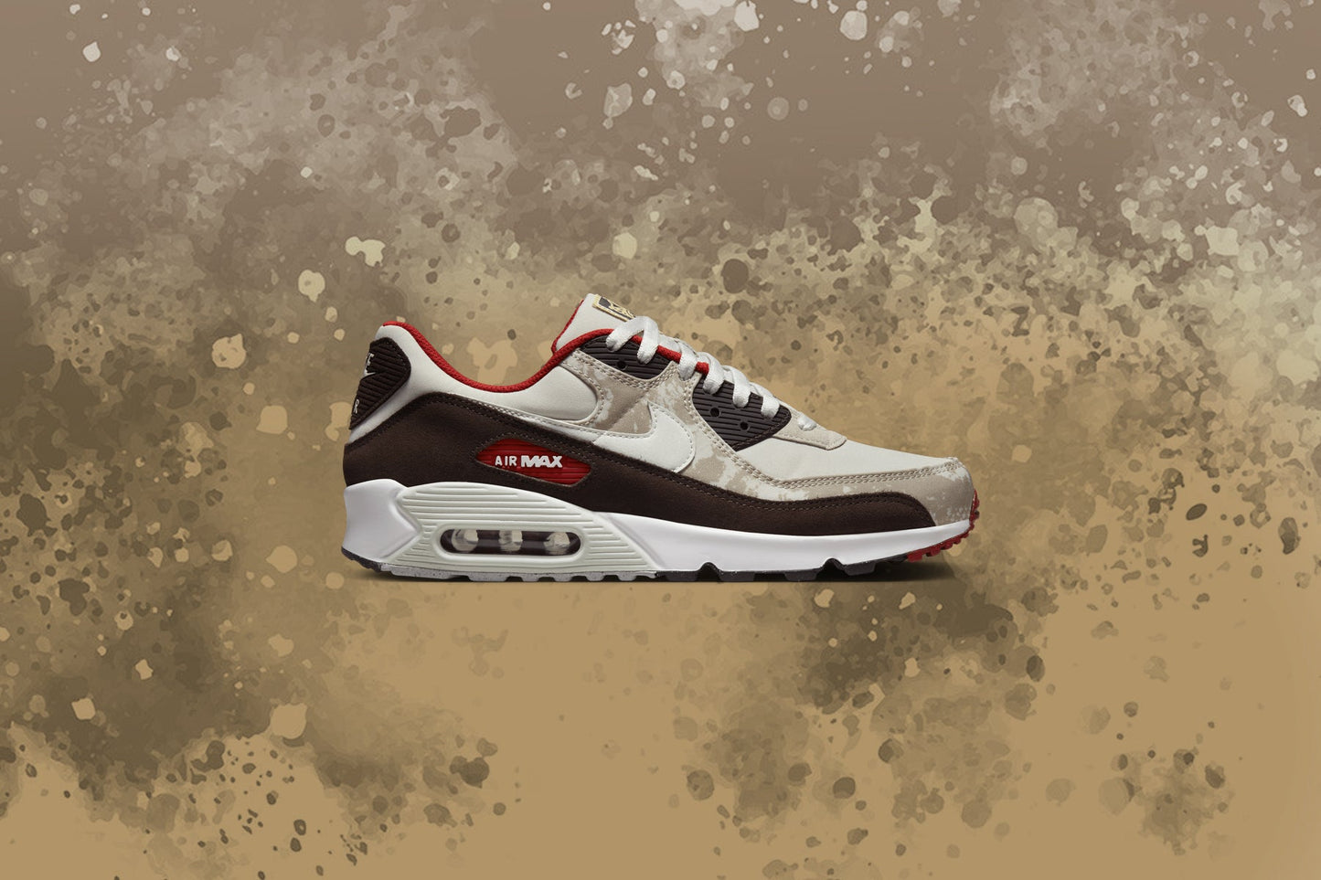Air Max 90 'Social FC' - Light Bone/Summit White/Khaki