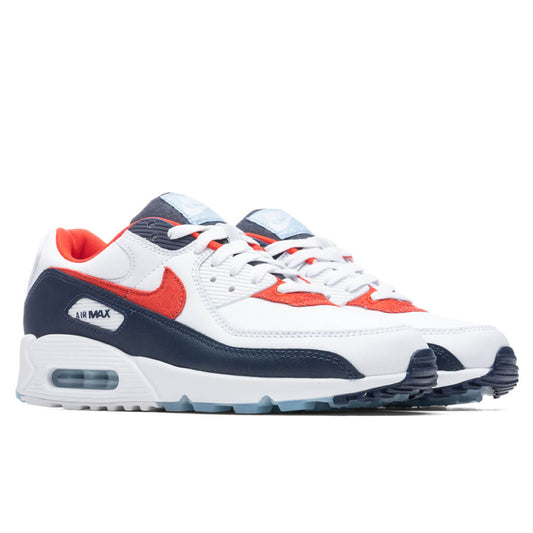 Air Max 90 - White/Chile Red