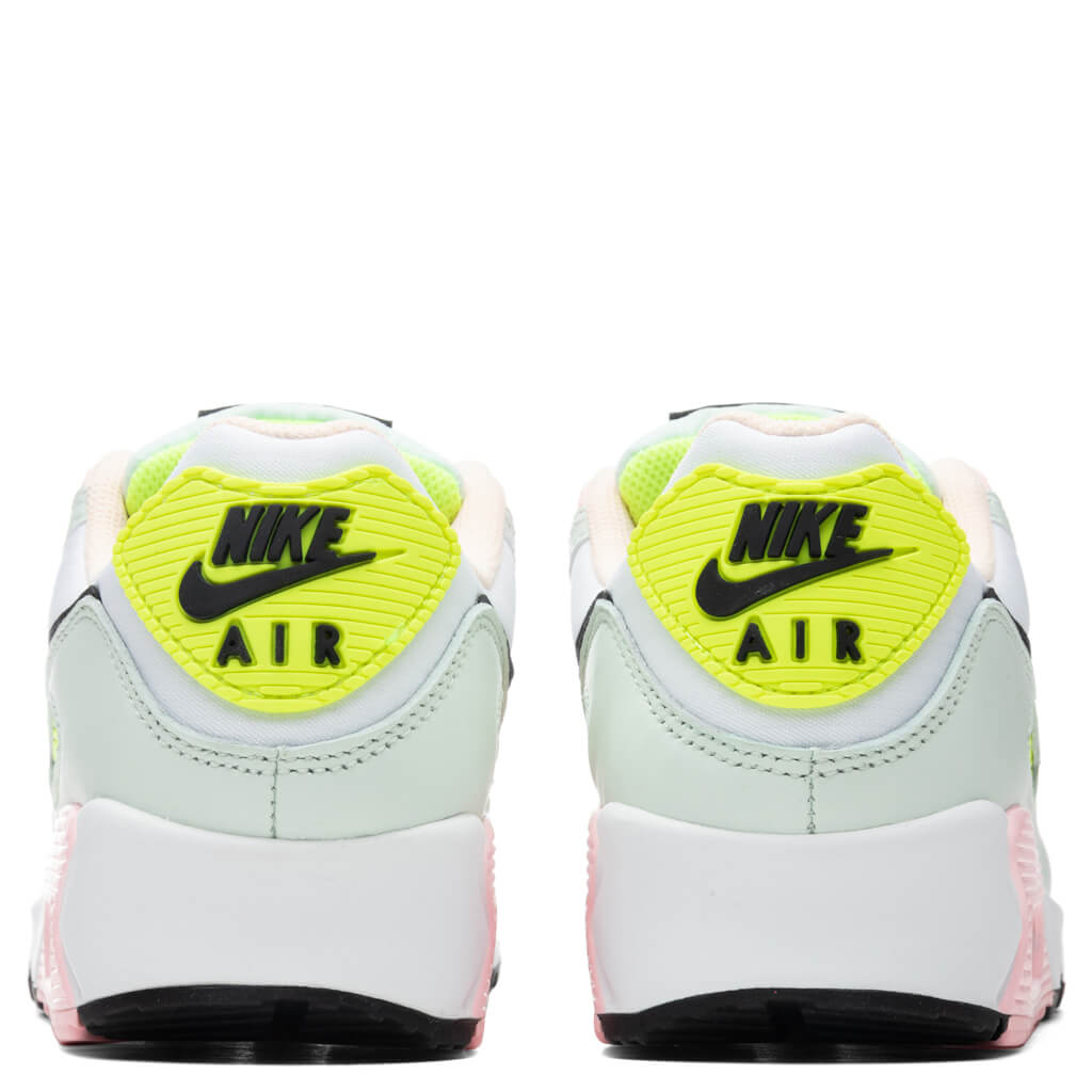 Air Max 90 Women's - White/Black/Volt