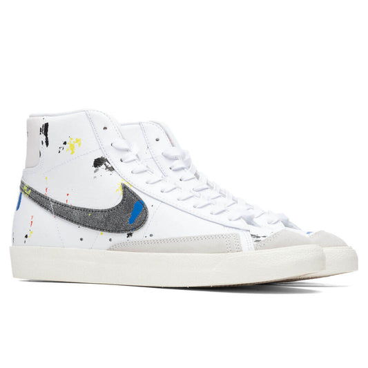 Blazer Mid '77 "Paint Splatter" - White/Black
