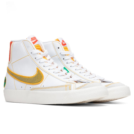 Blazer Mid '77 (GS) - White/University Gold