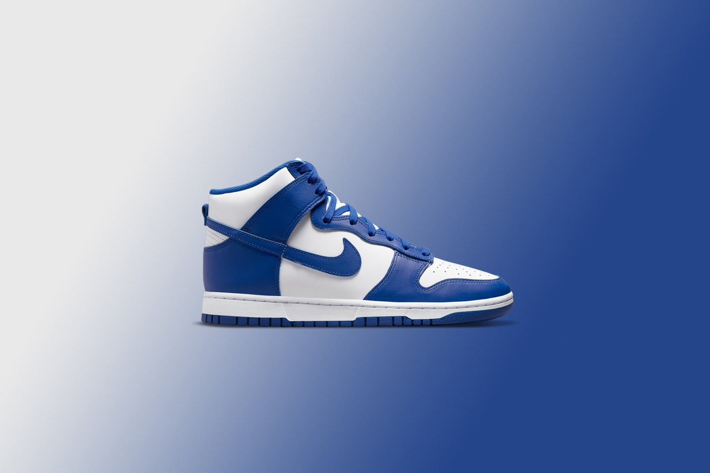 Dunk High (GS) - White/Game Royal