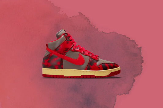 Dunk High 1985 SP "Red Acid Wash" - University Red/Chile Red
