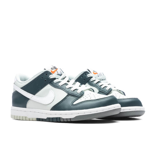 Dunk Low (GS) - Deep Jungle/White/Light Silver