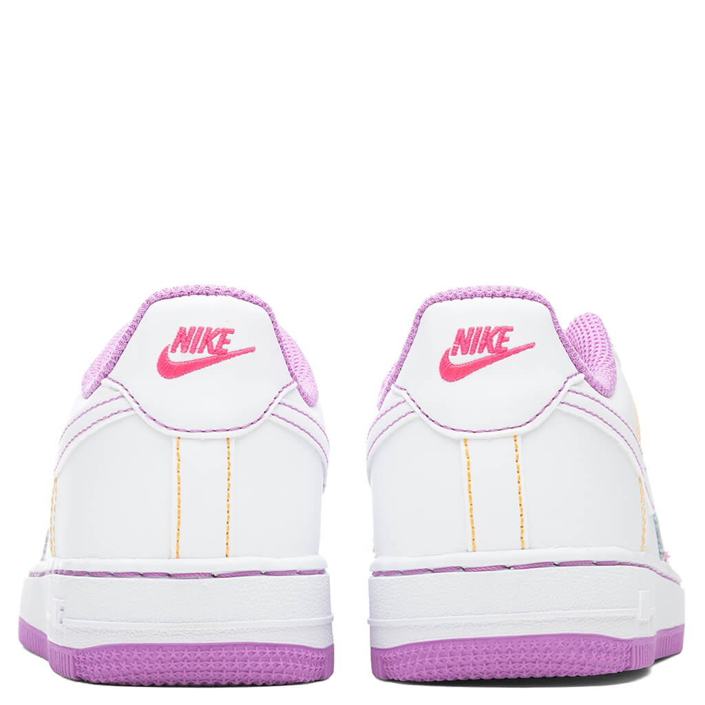 Force 1 (PS) - White/Fuchsia Glow