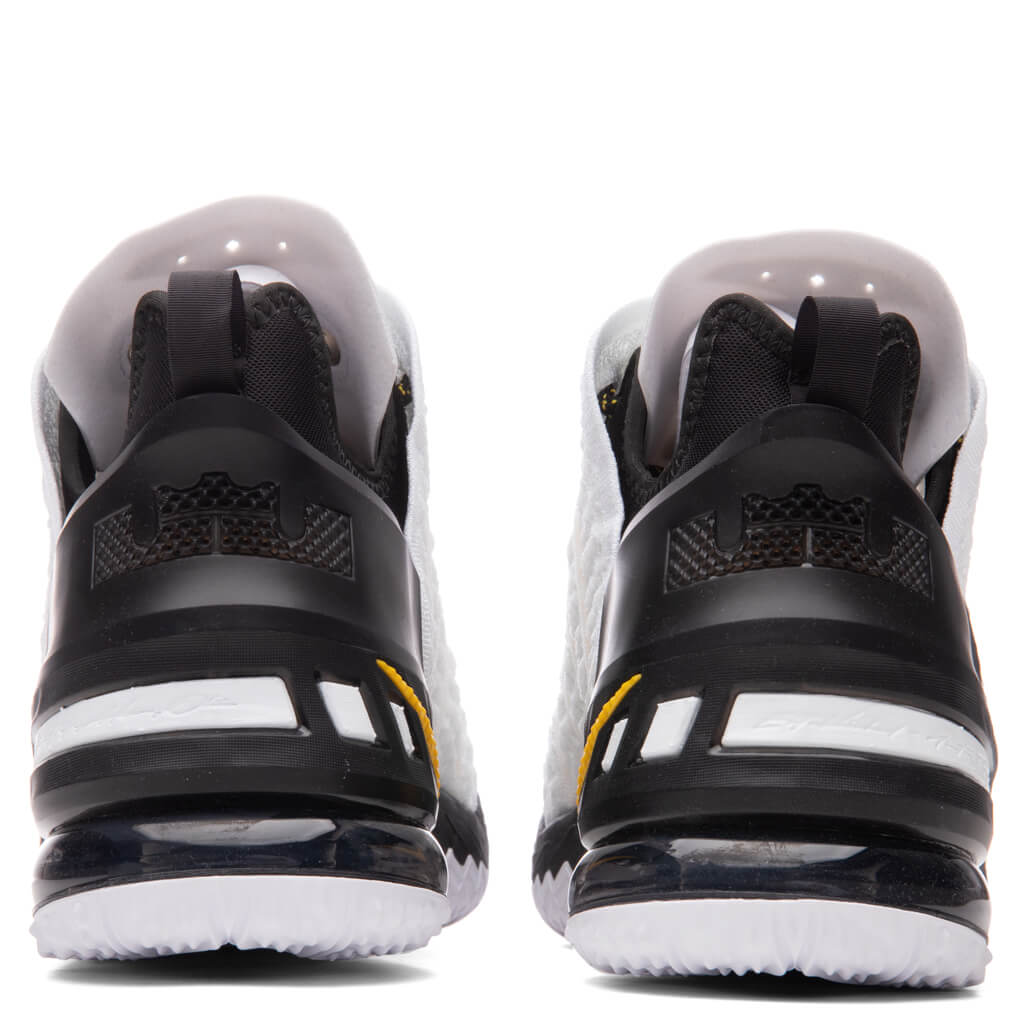 Lebron XVIII "Home" - White/Amarillo