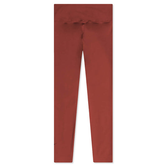 One Luxe Women's Mid-Rise 7/8 Leggings - Redstone/Clear