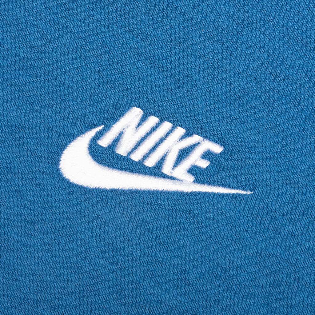 Sportswear Club Fleece Crew - Dark Marina Blue/White