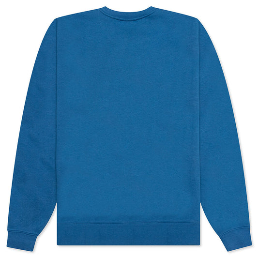 Sportswear Club Fleece Crew - Dark Marina Blue/White