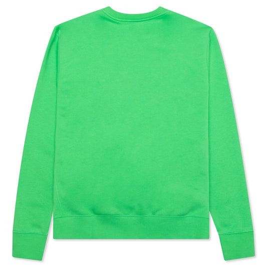 Sportswear Club Fleece Crew - LT Green Spark/White