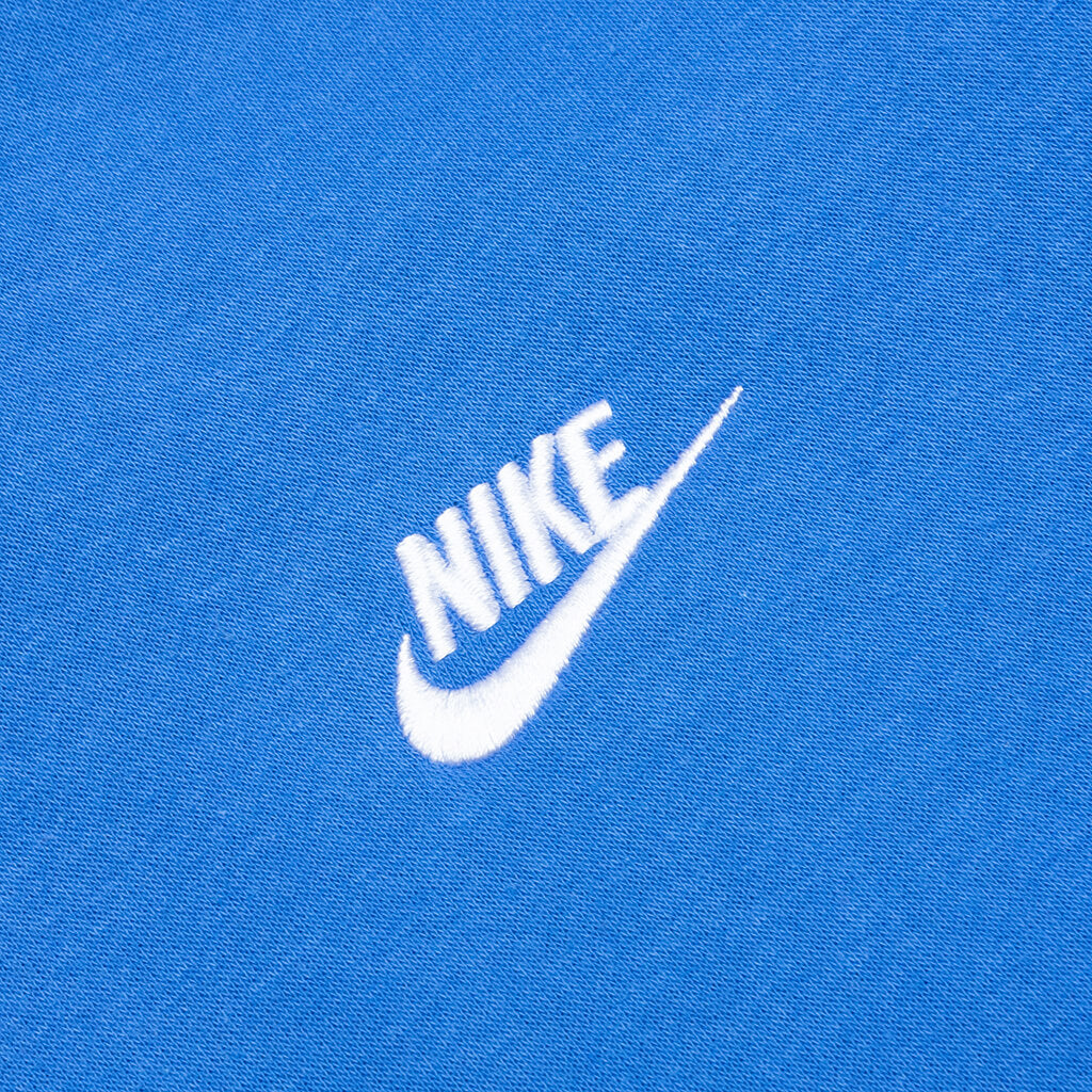 Sportswear Club Fleece Pullover Hoodie - Signal Blue/White