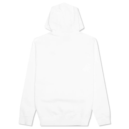 Sportswear Club Fleece Pullover Hoodie - White/Black