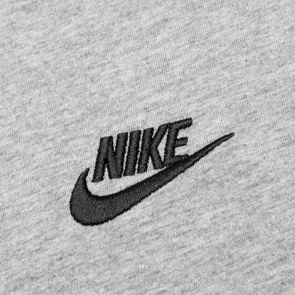 Sportswear Club T-Shirt - DK Grey Heather/Black