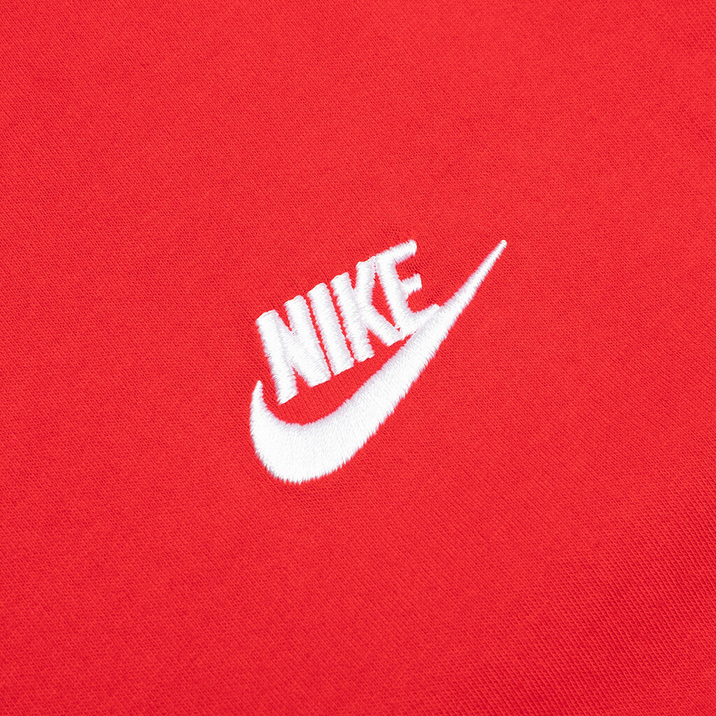 Sportswear Club T-Shirt - University Red/White