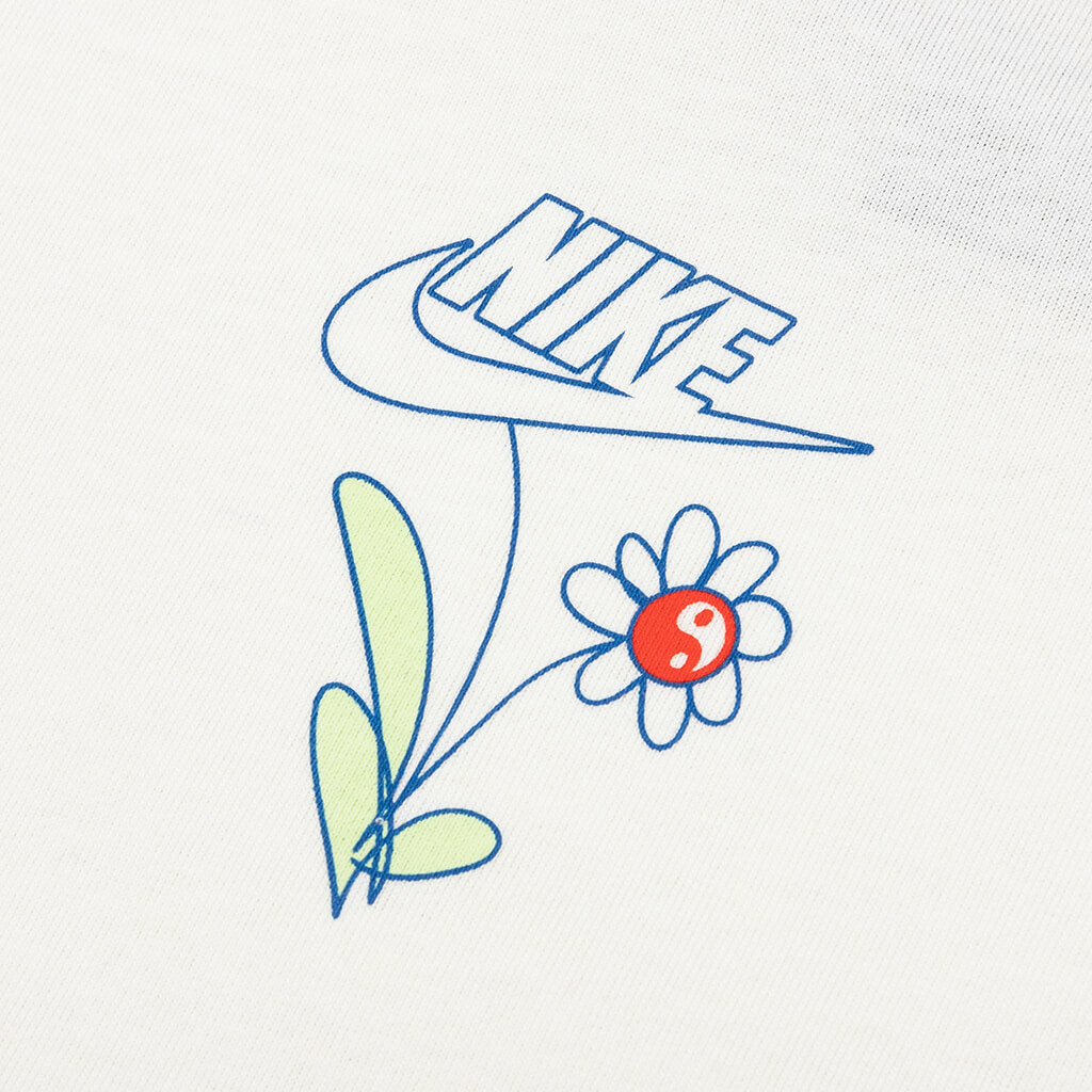 Sportswear T-Shirt - Pure/Signal Blue/Lime Ice