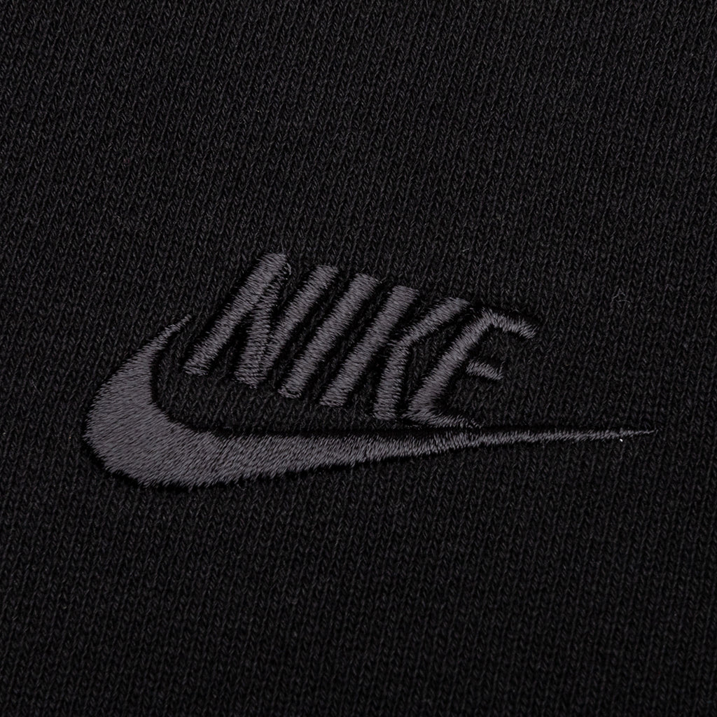 Sportswear Pullover French Terry Hoodie - Black/Off Noir