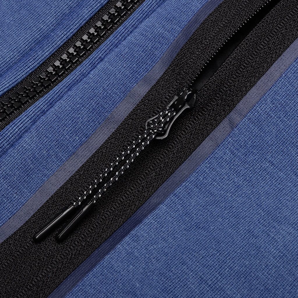Sportswear Tech Fleece Washed Full-Zip Hoodie - Deep Royal Blue/Black