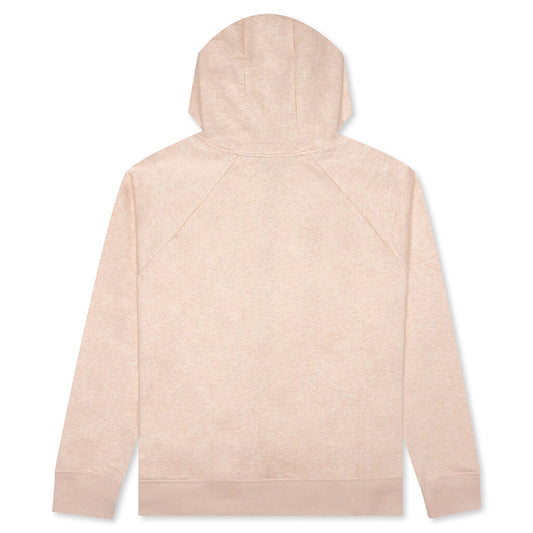 Sportswear Women's Club Essential 1/4 Zip Fleece Hoodie - Pink Oxford/Heather