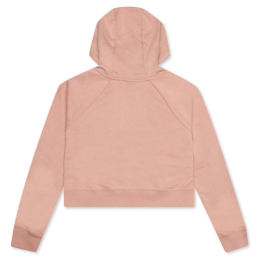 Sportswear Women's Essential Cropped Hoodie - Rose Whisper/White