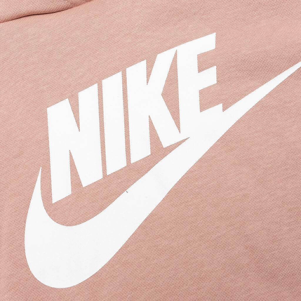 Sportswear Women's Essential Cropped Hoodie - Rose Whisper/White