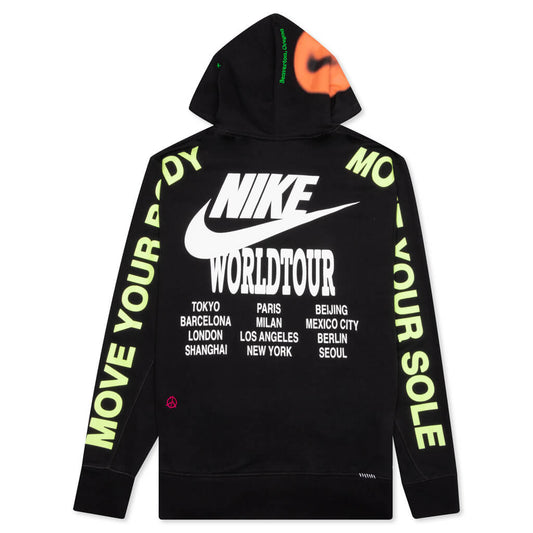 Sportswear World Tour Pullover French Terry Hoodie - Black