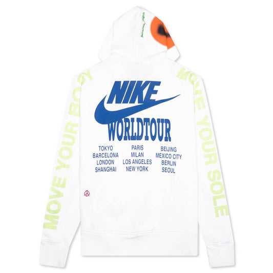 Sportswear World Tour Pullover French Terry Hoodie - White