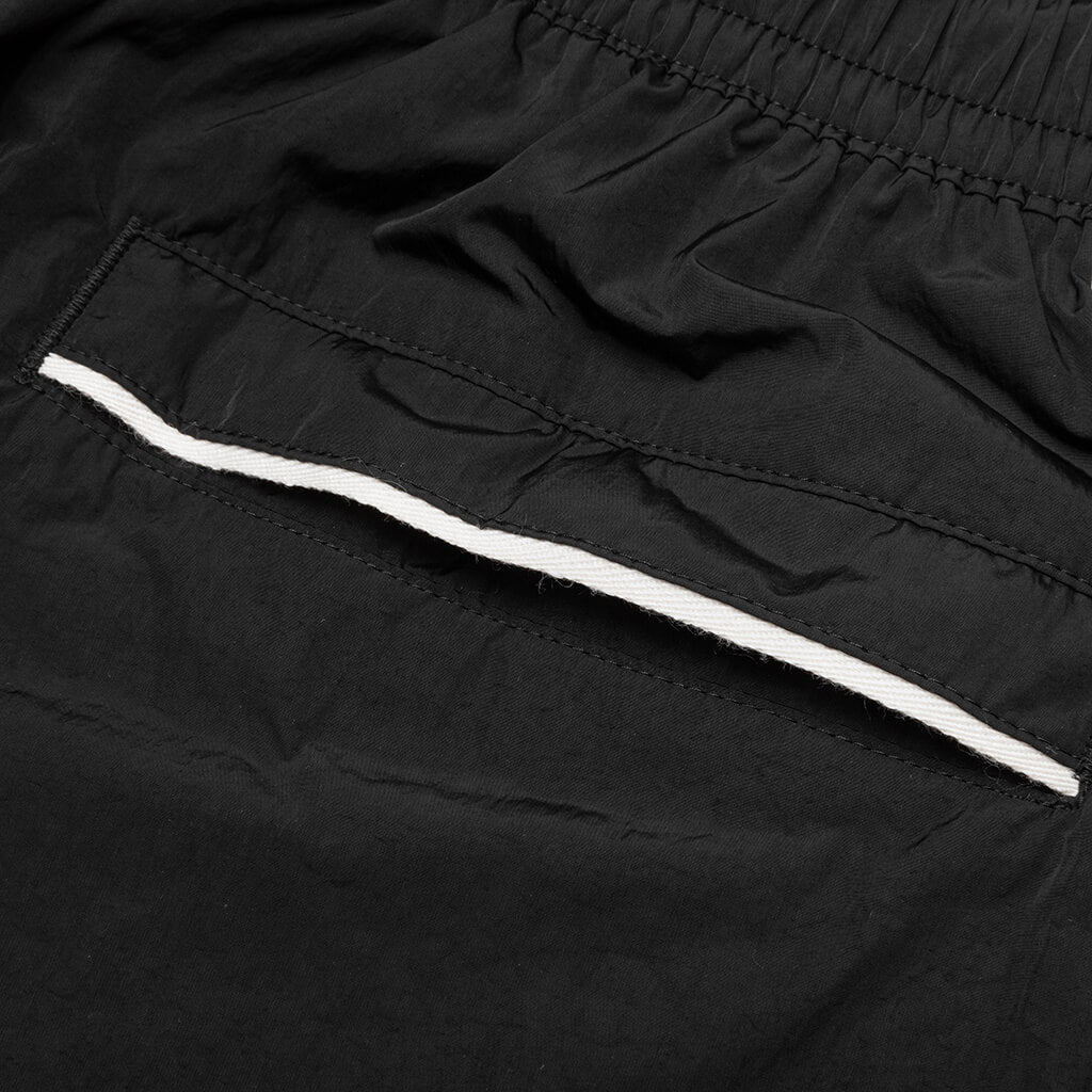 Unlined Woven Track Shorts - Black/Sail