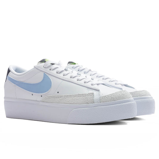 Women's Blazer Low Platform - White/Cobalt Bliss/Violet