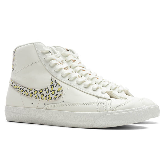 Women's Blazer Mid '77 SE 'Leopard' - Sail/Light Lemon Twist