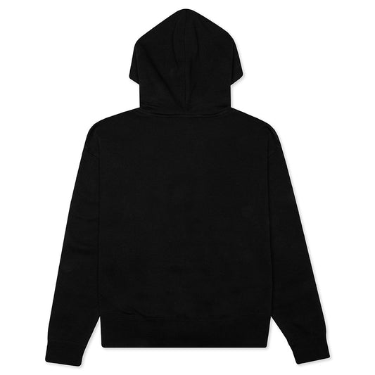 Women's Sportswear Fleece Hoodie - Black/White