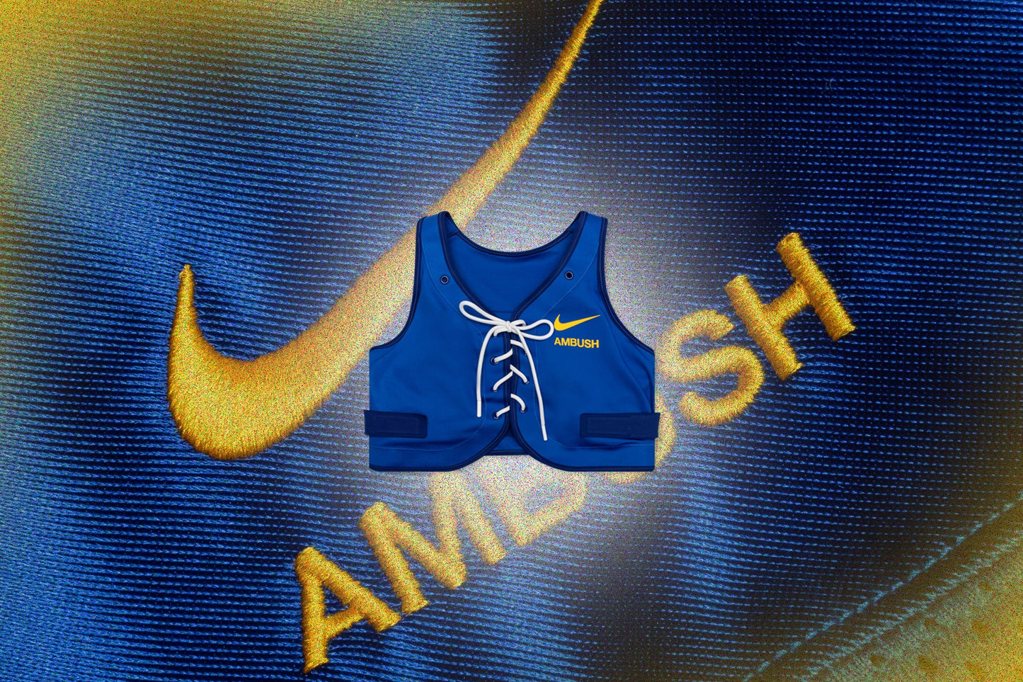 Nike x Ambush Women's Lux Bra - Game Royal/University Gold
