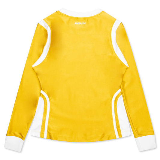 Nike x Ambush Los Angeles Lakers Women's L/S Jersey - Mineral Gold
